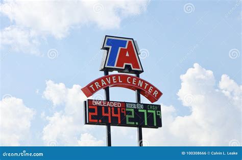 TA Travel Center and Gas Station Editorial Photo - Image of petroleum ...