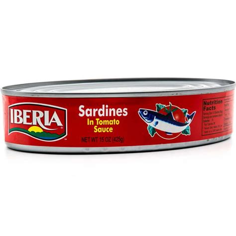 Iberia Canned Sardines, in Tomato Sauce, 15 Oz - Walmart.com - Walmart.com