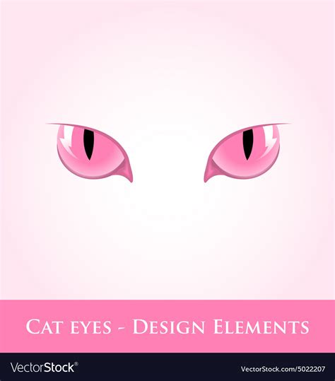 Cat eyes Royalty Free Vector Image - VectorStock