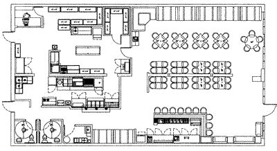 Restaurant Layout Examples - House Furniture