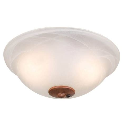 Harbor Breeze 2-Light Swirled Marble Incandescent Ceiling Fan Light Kit ...