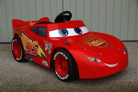 LIGHTNING MCQUEEN CAR 12V RIDE ON BATTERY POWERED MOTORIZED CAR | in ...