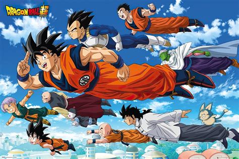 Buy Dragonball Super - Manga TV Show (Goku & Friends - Flying) (Size ...