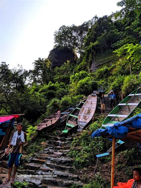 Sailing on the Umngot River in Dawki, Meghalaya - A Revolving Compass...