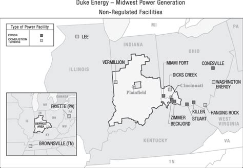 Duke Energy Service Area Map - Maping Resources