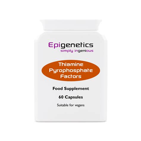 Thiamine Pyrophosphate Factors pack of 60 capsules - Epigenetics