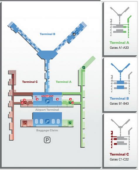 Airport Terminal Map - memphis-airport-gate-map.jpg