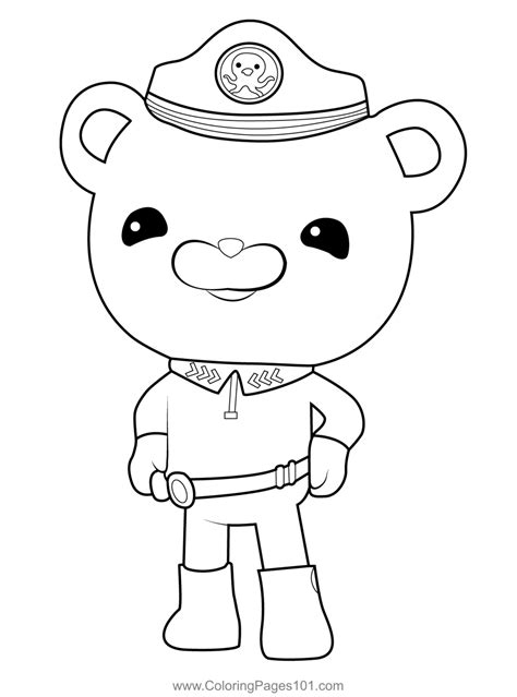 Octonauts Barnacle Coloring Pages