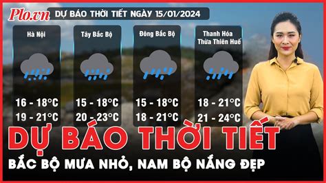 Dự báo thời tiết 15-1: Miền Bắc mưa nhỏ, Nam bộ nắng đẹp | Tin nhanh ...