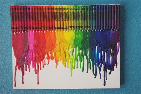 Melted Crayon Art {Tutorial} - Happiness is Homemade