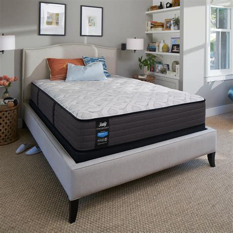 Sealy Response Performance 12.5 in. Queen Plush Tight Top Mattress Set ...