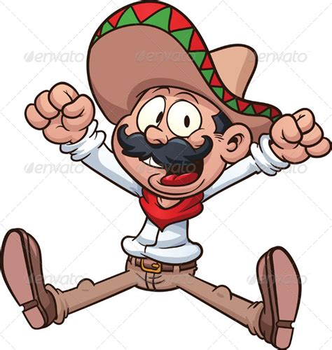 Cartoon Mexican Cowboy | GraphicRiver