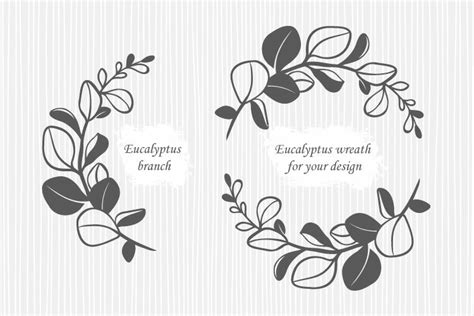 Materials Craft Supplies & Tools Clip Art & Image Files Eucalyptus ...