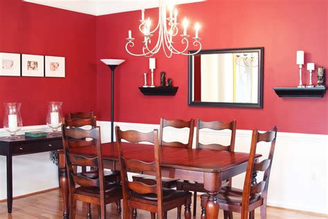 Do it yourself wainscoting | Dining room accessories, Red dining room ...