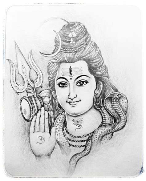 Lord Shiva – Pencil Sketch | Pencil art love, Pencil sketch images, Art ...