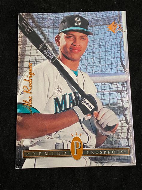 Lot - (EXMT-NM) 1994 Upper Deck Premier Alex Rodriguez Rookie #15 ...