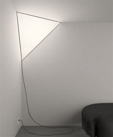 Corner Light Softly Illuminates Little-Used Interior Spaces