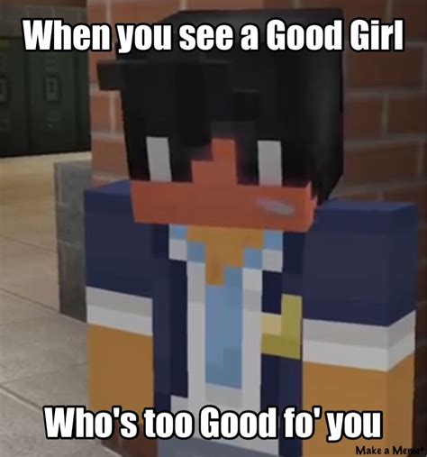 This is an Aphmau meme I created with Aaron from Pheonix Drop High ...