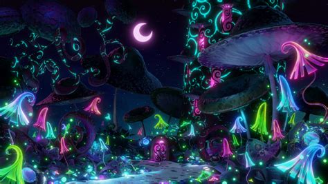 The Glowing Mushroom Forest - Finished Projects - Blender Artists Community