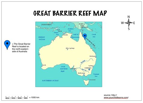 Map of the Great Barrier Reef - Great Barrier Reef