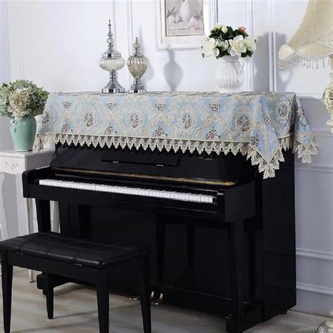 Minimal Life Piano Cover Upright Dusting Best Velvet & Lace Cloth ...