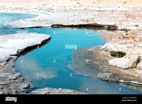 Dead Sea salt mineral formations, Jordan Stock Photo - Alamy