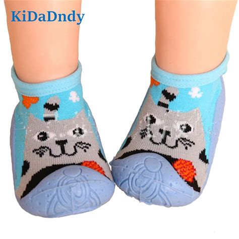 KiDaDndy Toddler Shoes Soft Bottom Baby Socks Baby With Rubber Soles ...