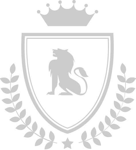 Crest lion rampant 36644222 Vector Art at Vecteezy