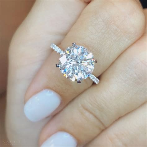 3 Carat Round Diamond Solitaire Ring – Ascot Diamonds