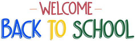 Welcome back to school clipart - WikiClipArt