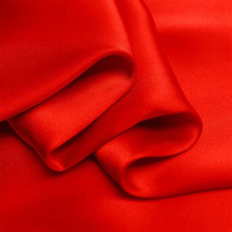 Pure Color Silk Dark Red Fabric Stretch Silk Satin Designer - Etsy