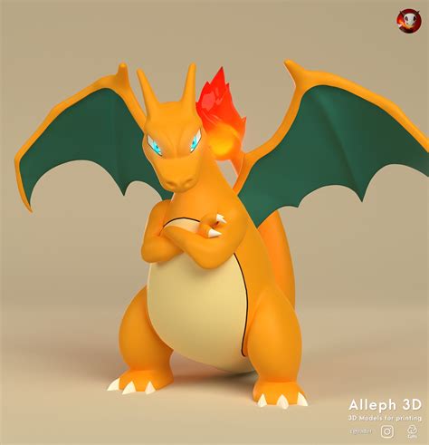 STL file Pokemon charizard (with cuts and plugs) 🐉・Model to download ...