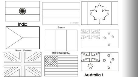 Top 10 Free Printable Country And World Flags Coloring Pages Online ...