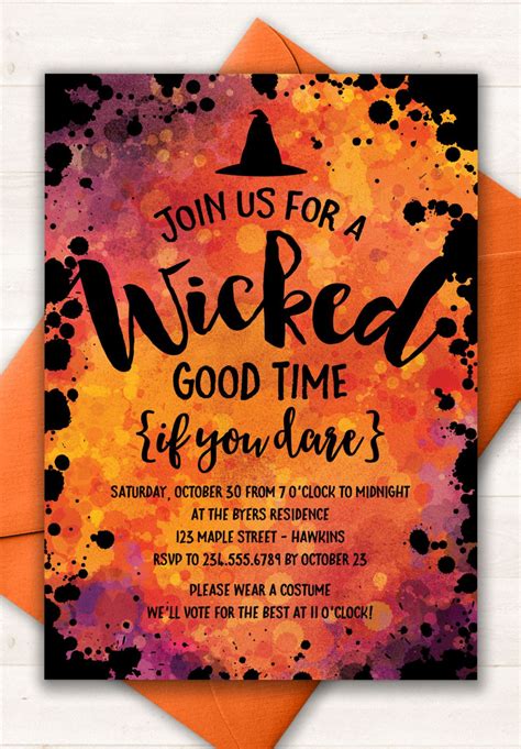 The Best Ideas for Halloween Party Invitation Wording Ideas - Home ...