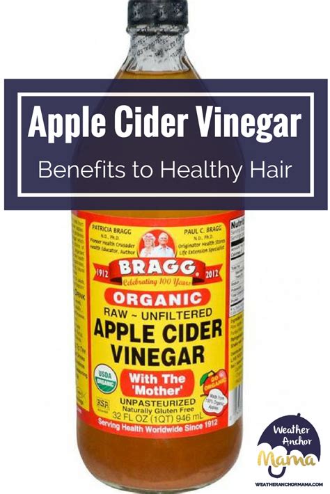 Apple Cider Vinegar: Benefits to Healthy Hair | Weather Anchor Mama