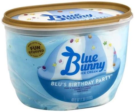 Birthday Cake Ice Cream Blue Bunny - Wiki Cakes