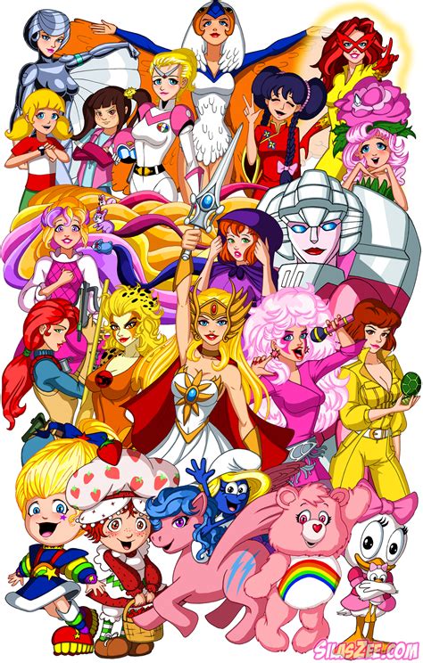 Girl Power, estilo de los 80 80s Cartoon Characters, Cartoons 80s 90s ...