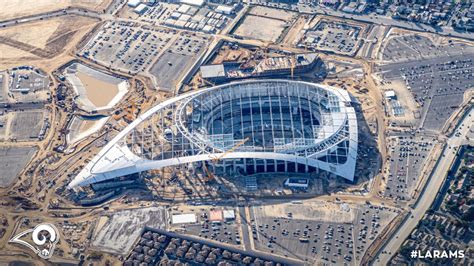 PHOTOS: December aerial shots of SoFi Stadium