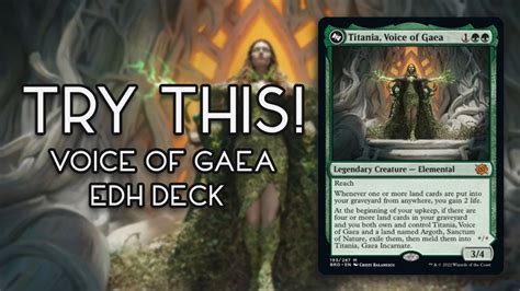 Try This! Titania, Voice of Gaea Commander Deck Tech | Voltron / Combo ...