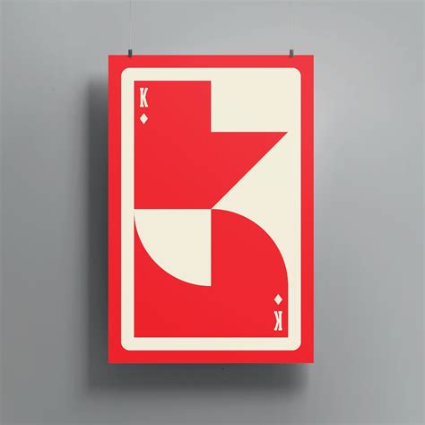 King of Diamonds Wall Art .: Modern Art Deco Print Featuring Iconic ...