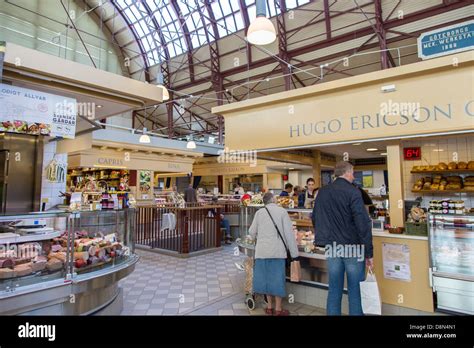 Saluhallen or food hall in Gothenburg, Sweden Stock Photo - Alamy