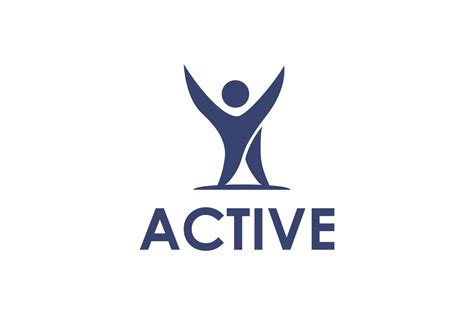 Active Logo Design People Modern Graphic by zaqilogo · Creative Fabrica