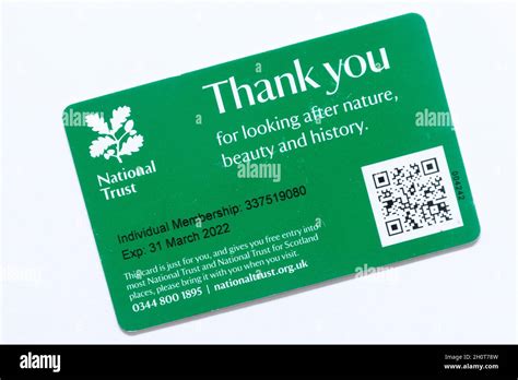 National trust membership card hi-res stock photography and images - Alamy