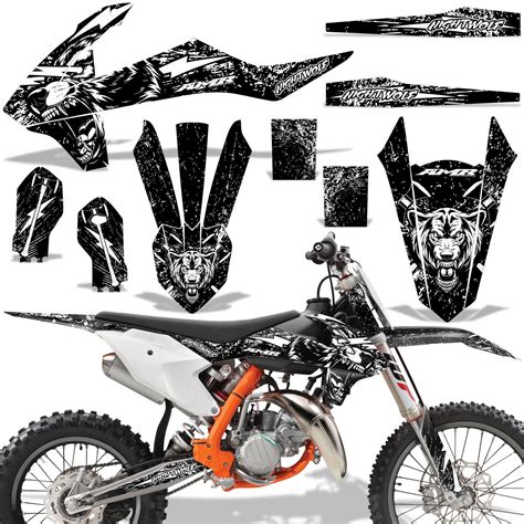 Dirt Bike Graphic Sticker Kit MX Decal Wrap For KTM 85 SX 18-20 ...