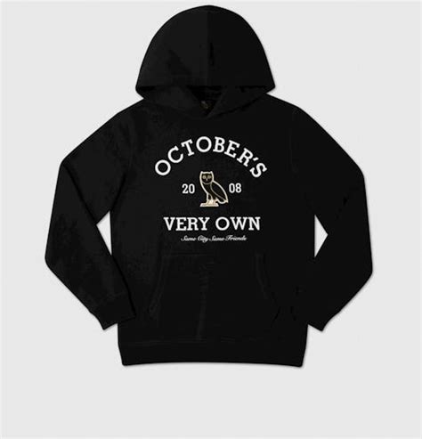 Octobers Very Own OVO Collegiate hoodie black | Grailed