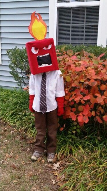 DIY Inside Out Anger Costume | Clever halloween costumes, Halloween ...