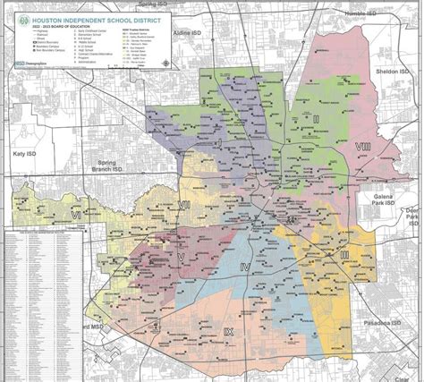 Houston ISD redraws trustee district boundaries to reflect population ...