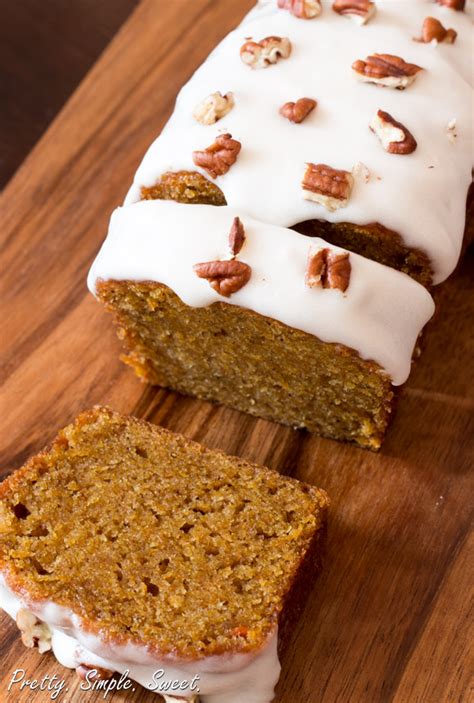 Easy, Moist Carrot Loaf Cake - Pretty. Simple. Sweet.