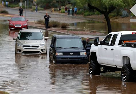 Photos: Arizona Dam Failure Imminent Due To Rosa Flooding | Across ...