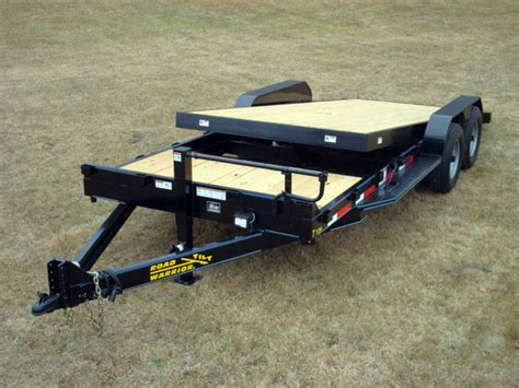 7 Ton Equipment Gravity Tilt Bed Trailer - Johnson Trailer Co.